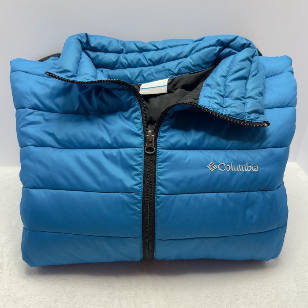 Columbia Blue Puffer Jacket (L)